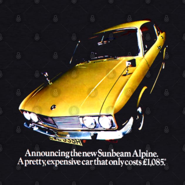 SUNBEAM ALPINE - advert by Throwback Motors